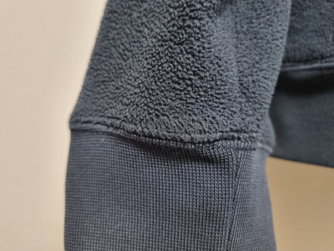 남성S 레어 폴로 성조기 빅로고 레터링 플리스 후리스 하프 집업 상품이미지8