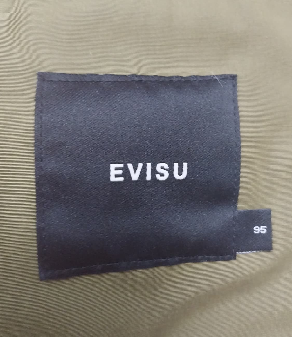 EVISU 에비수 카키 패딩 조끼 95 상품이미지4