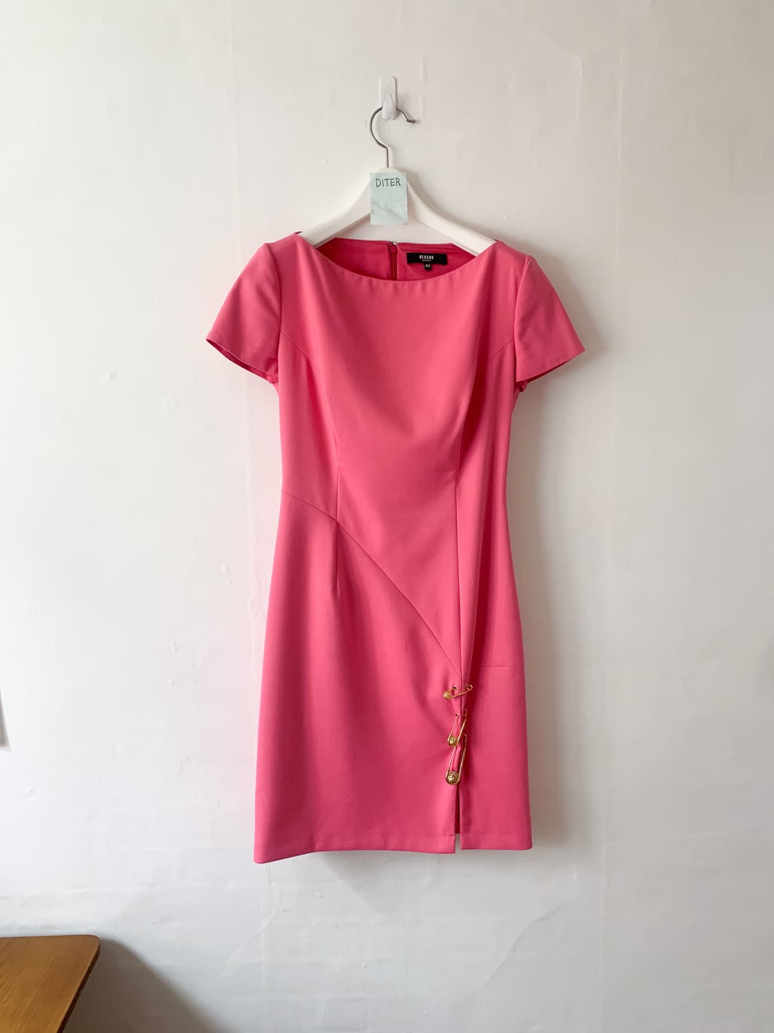 VERSUS 베르사체 핑크 슬림 핏 원피스 상품이미지2