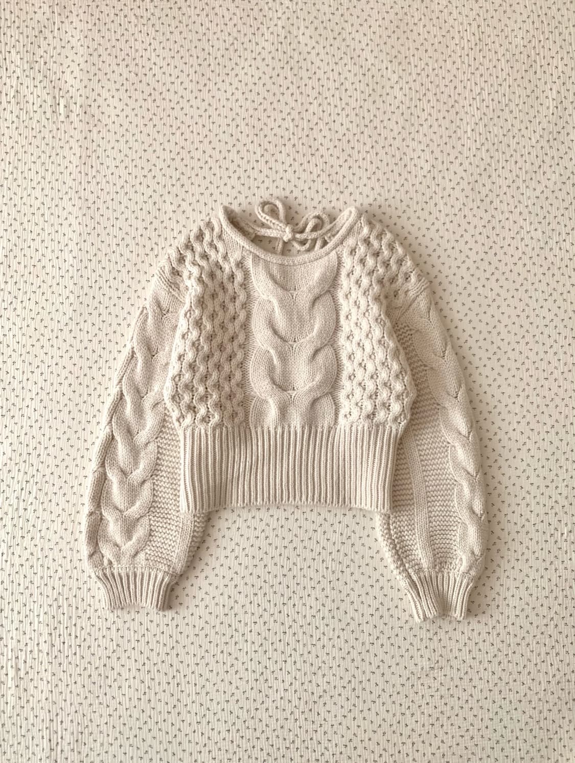 뒷리본 케이블 아방 모리 니트 상품이미지1