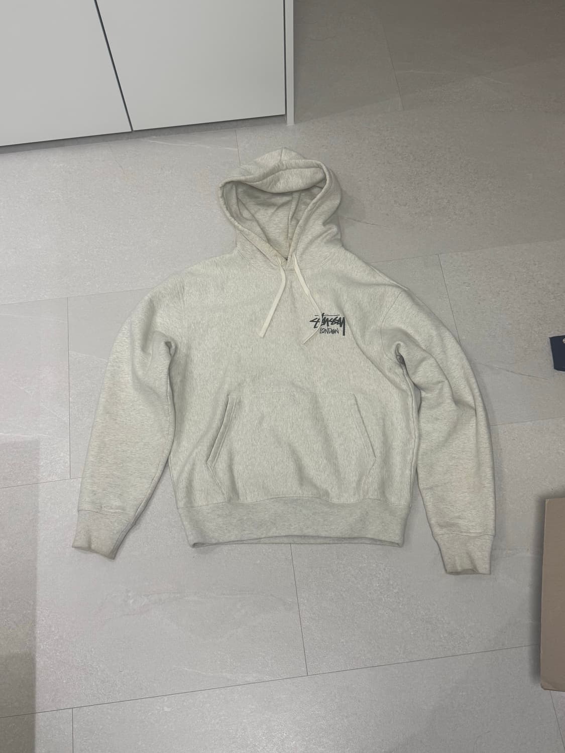 스투시 런던 후드 애쉬 헤더 L 상품이미지2