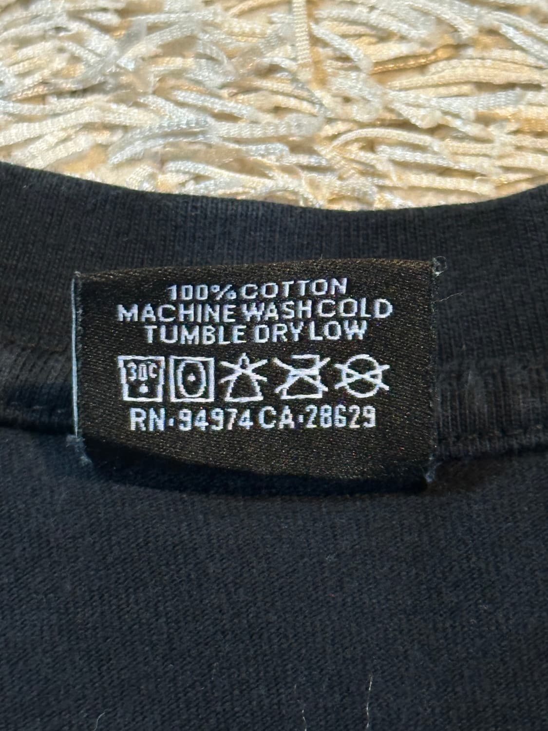 스투시 STUSSY 월드투어 반팔 티셔츠 블랙 상품이미지7