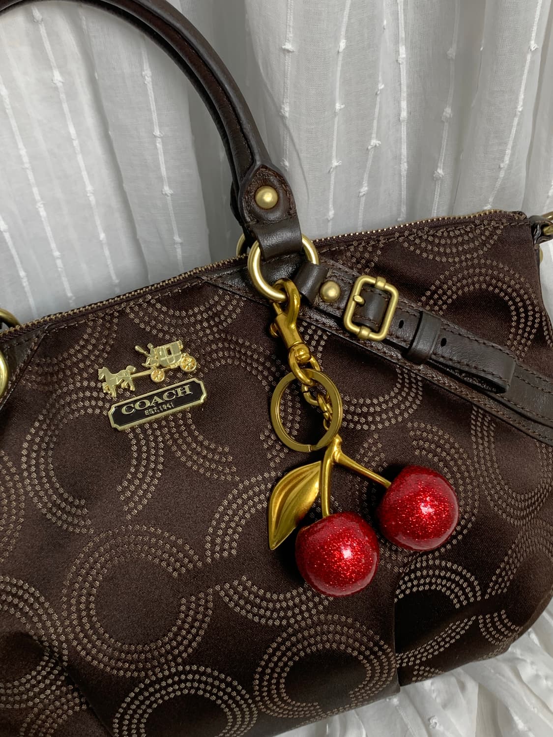 🍫🤎 Coach 메디슨 초코브라운 토트백 상품이미지5