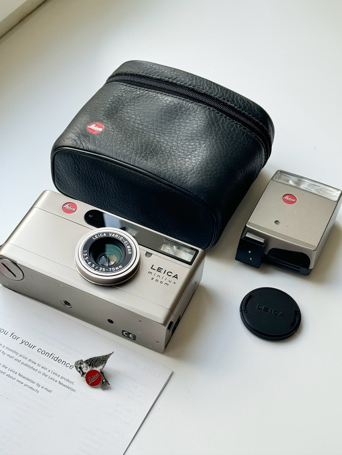 라이카 미니룩스 줌 + 플래쉬 최상급+ 라이카브롯찌 상품이미지5