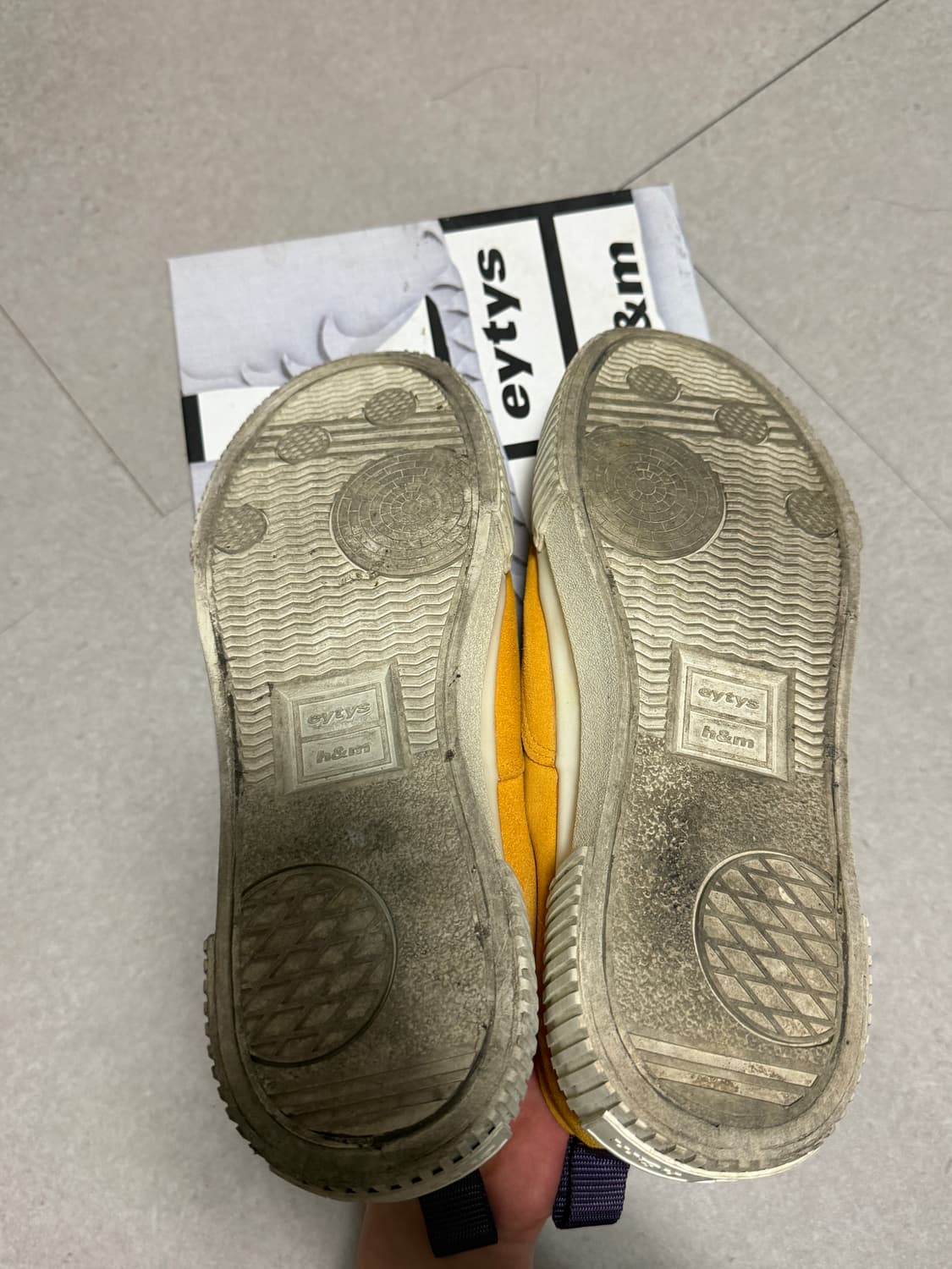 eytys 스웨이드 컨버스 스니커즈 275~280 박스 택 포함 상품이미지3