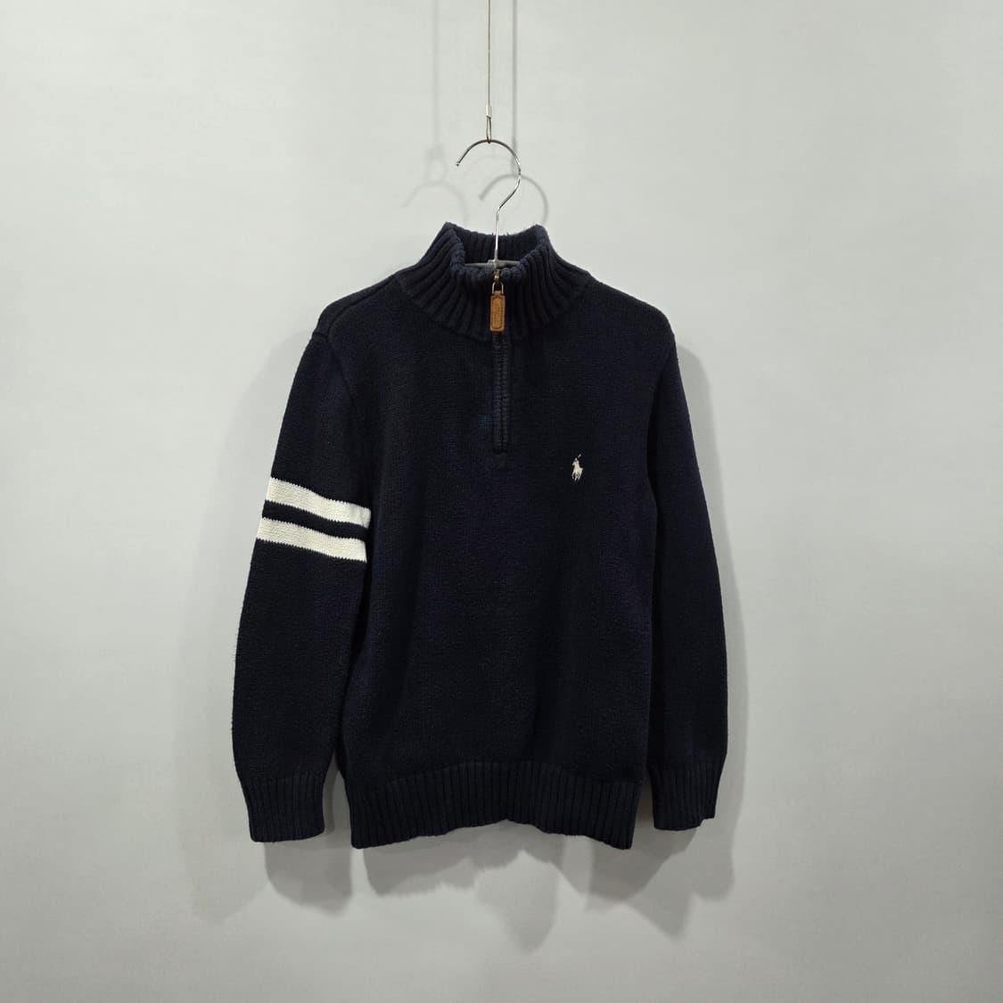폴로랄프로렌 키즈 풀오버 하프집업 니트 120 상품이미지1