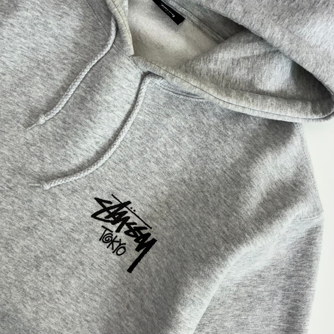 Stussy 스투시 tokyo 멜란지그레이 후드티 상품이미지5