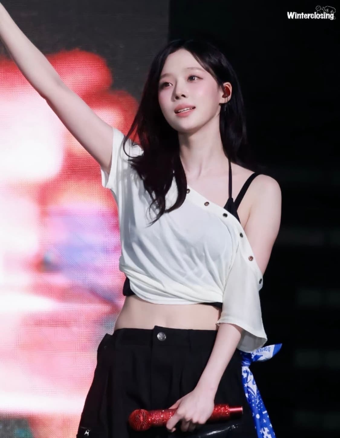 플리즈노팔로우 플노팔 해리탑 아이보리 에스파 윈터착용 상품이미지2