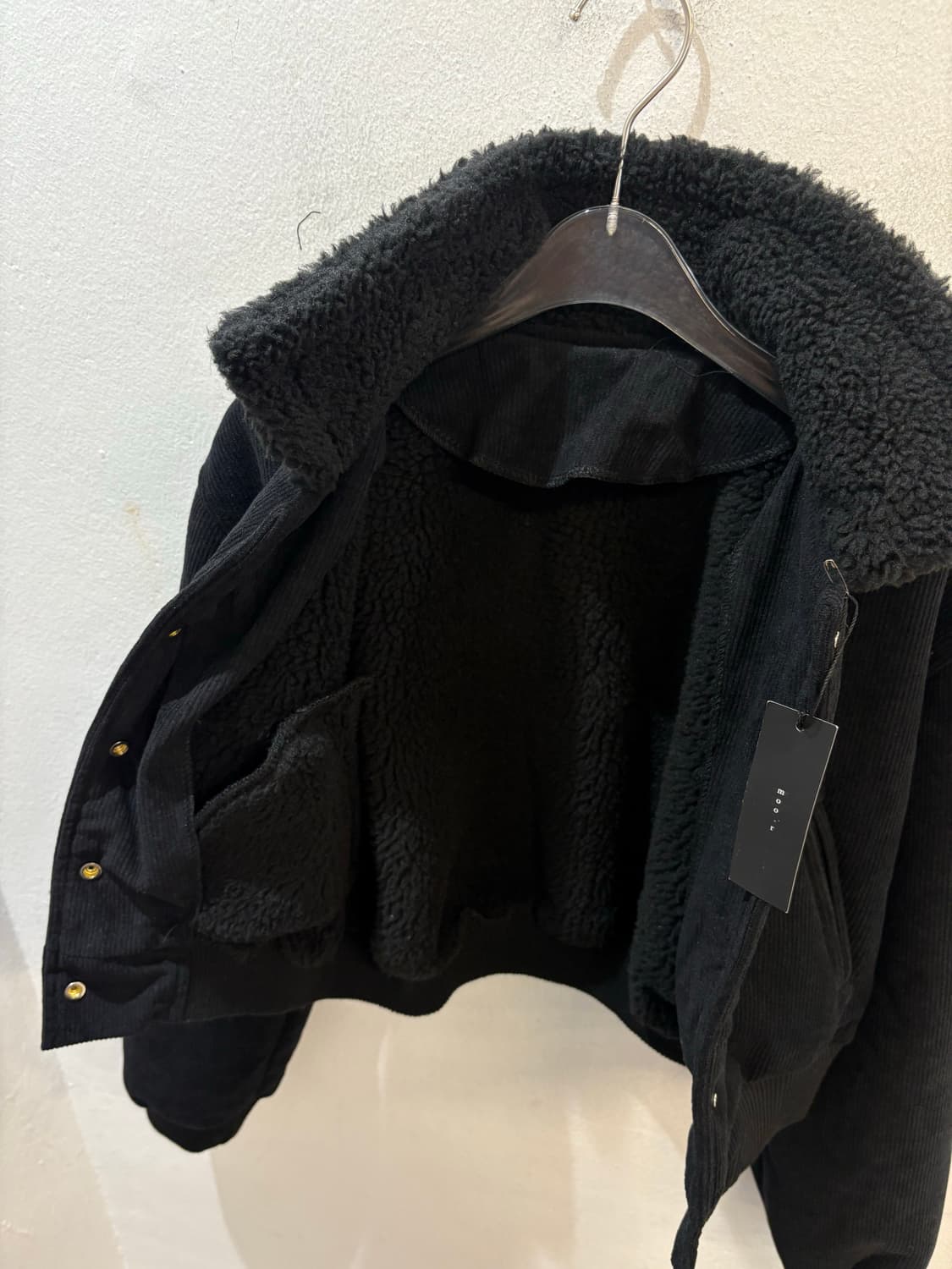 Corduroy fleece crop jacket 상품이미지7