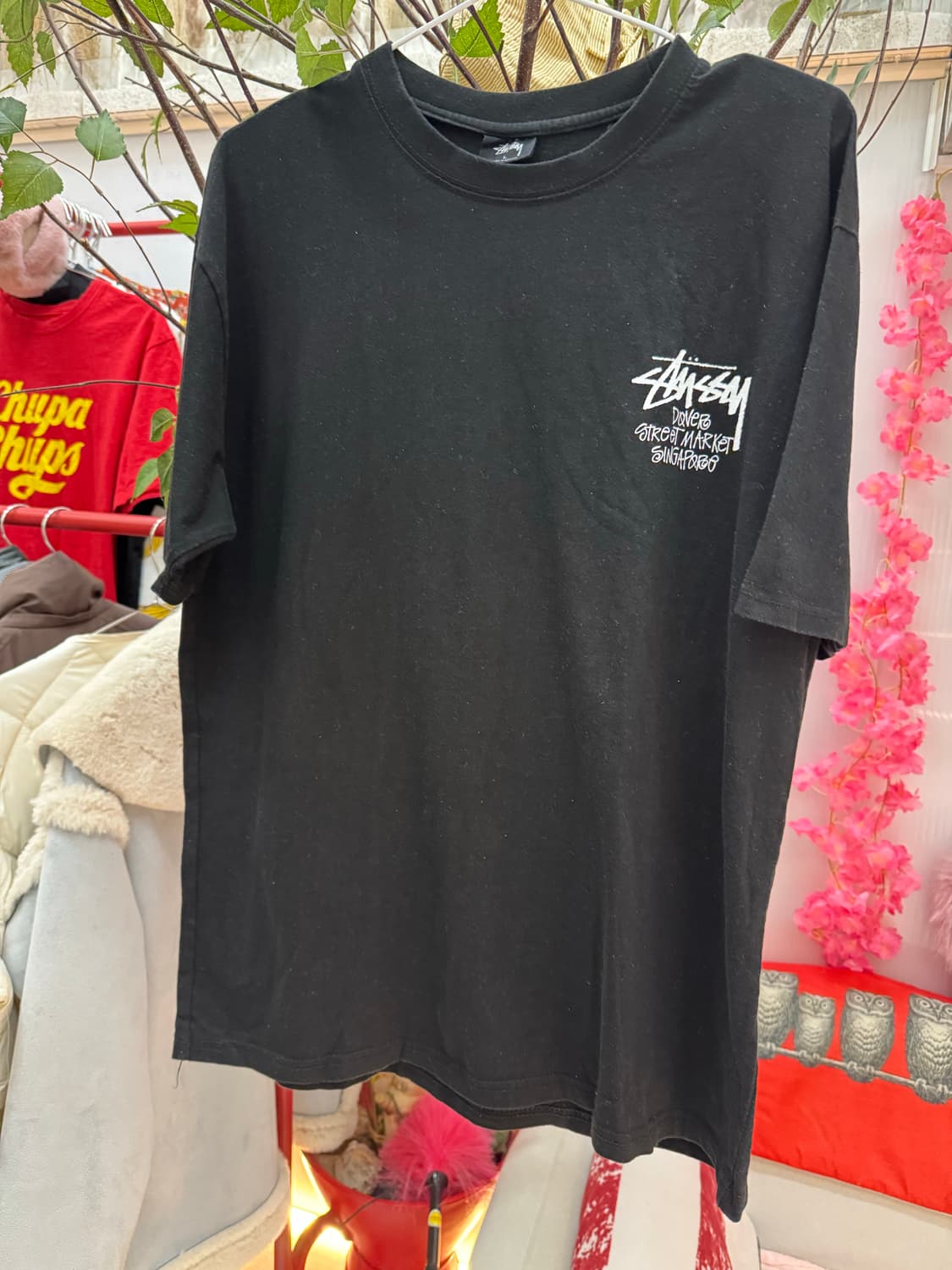 🧢 Stüssy 스투시 Dover Street Market - 블랙 상품이미지3