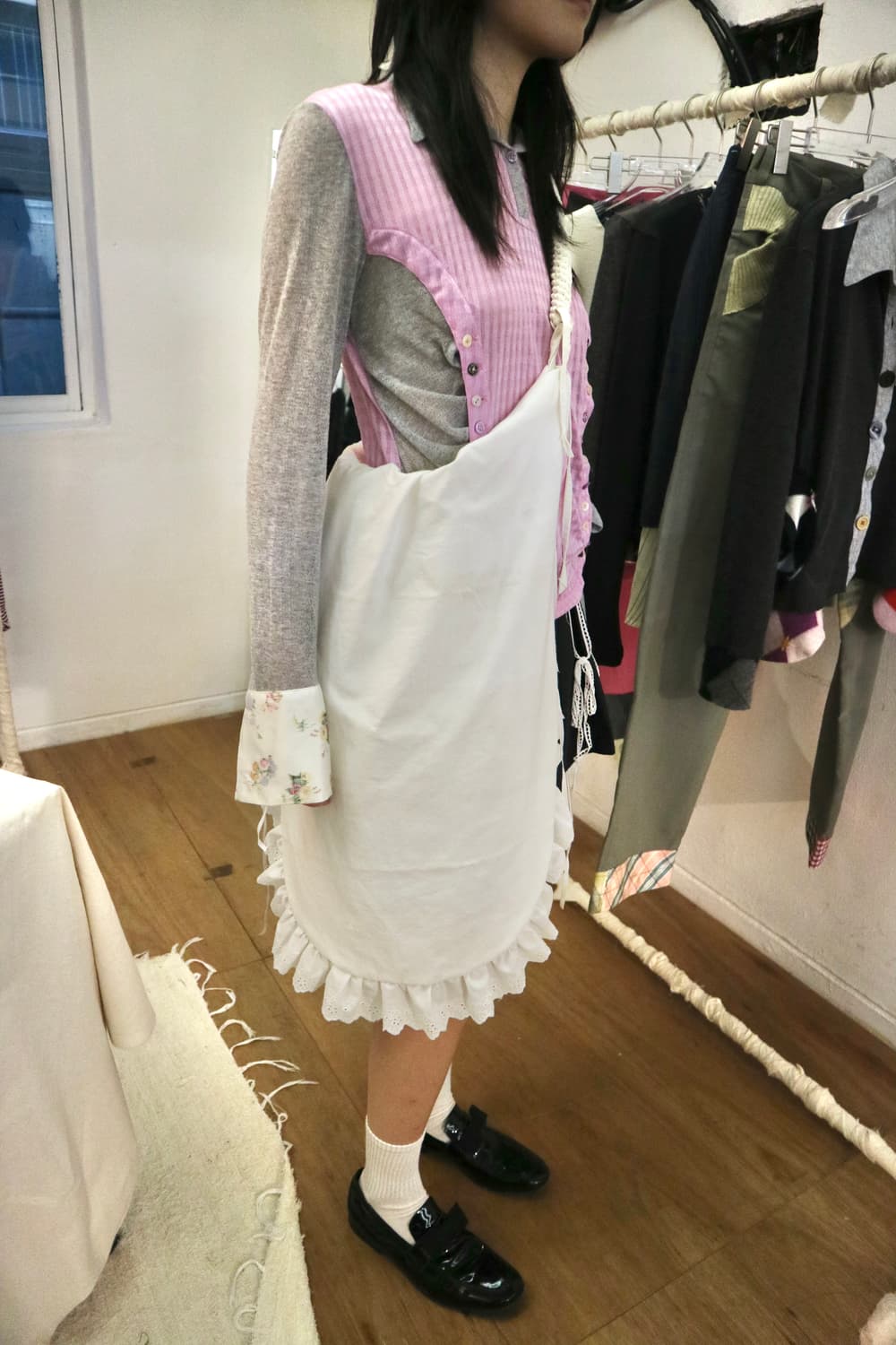 Garbage Core rouches maxi bag 상품이미지3