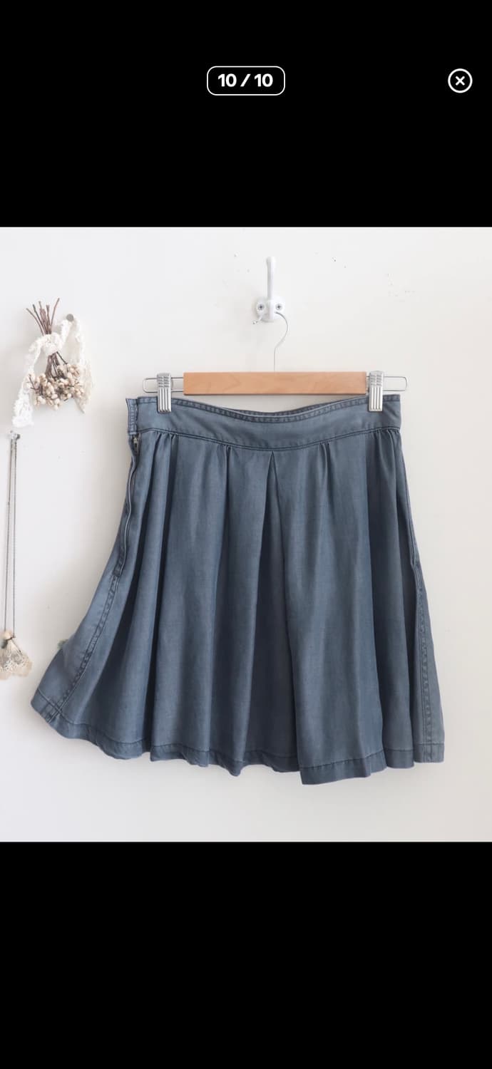 히스테릭 글래머 Blue Fuckbear Skirt 상품이미지10