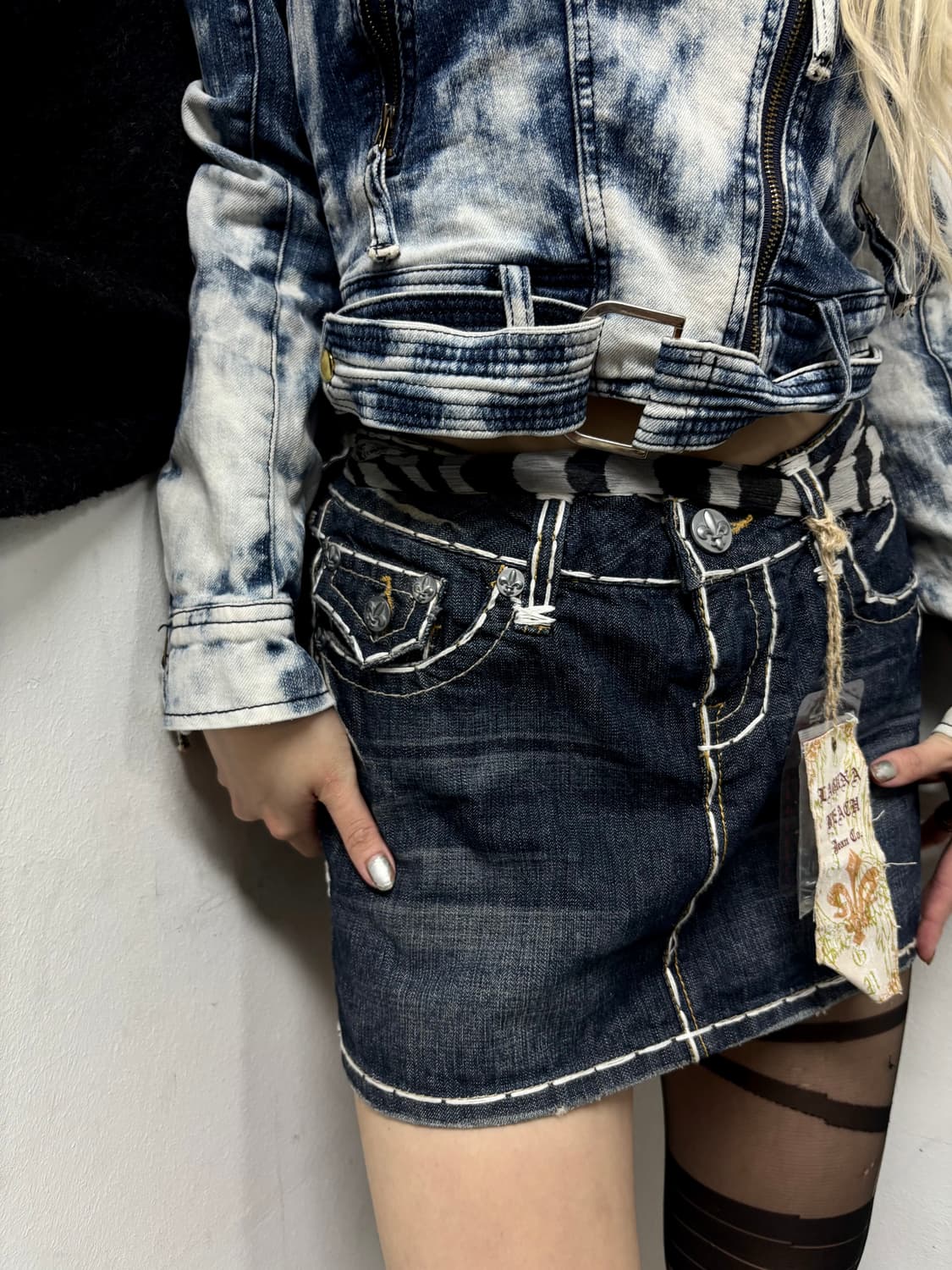 Laguna beach 00’s BackCross Skirts 상품이미지2