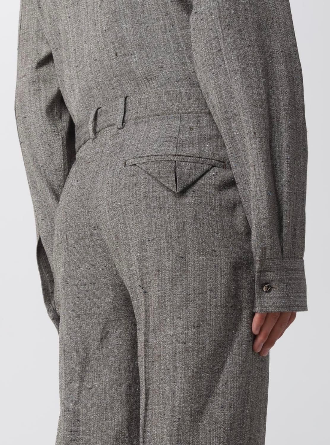 보테가베네타 멜란지 실크&비스코스 팬츠 상품이미지3