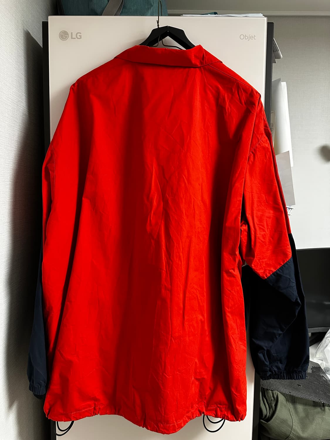 발렌시아가 미러 로고 포플린 바람막이 L 사이즈 오버핏 (23fw) 상품이미지6