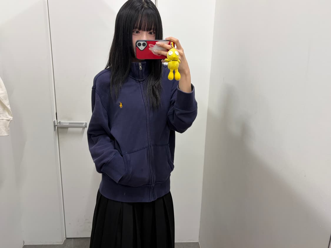 폴로 자수로고 니트집업 상품이미지4