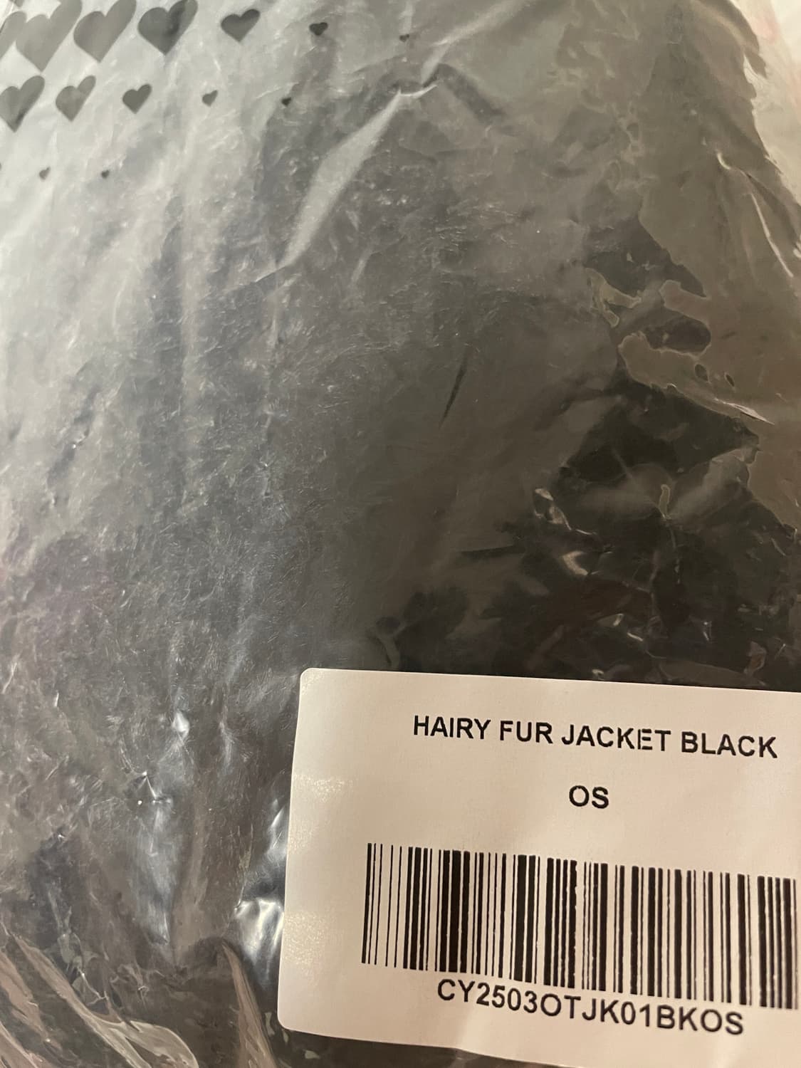 코이세이오 퍼자켓 블랙 새상품 상품이미지3