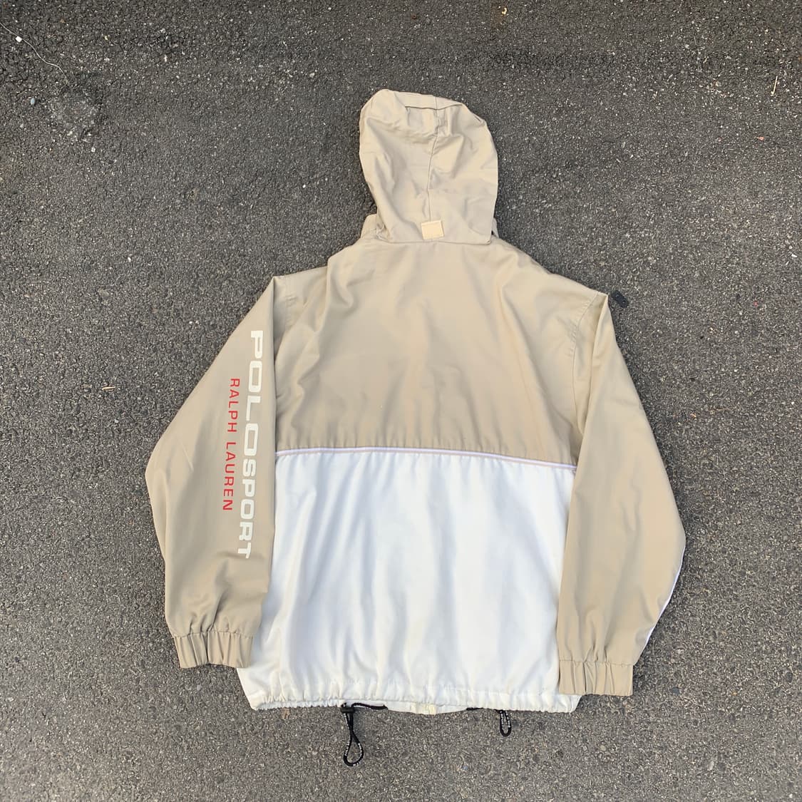 90 폴로 스포츠 대장급 스펠아웃 트랙자켓 바람막이 올드스쿨 점퍼 XL 상품이미지5