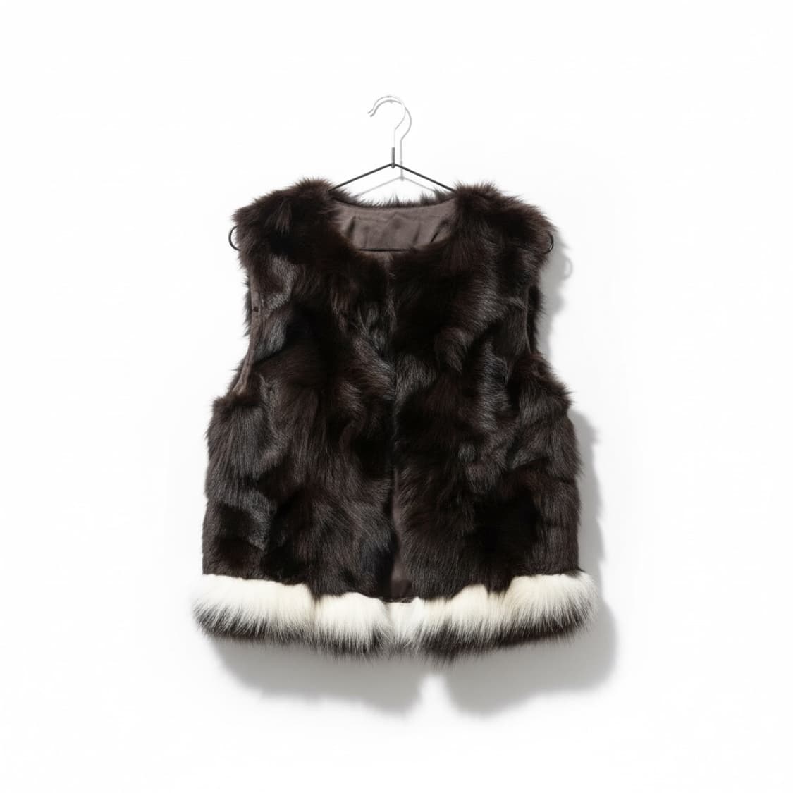 브라운 여우털 조끼 55 상품이미지1