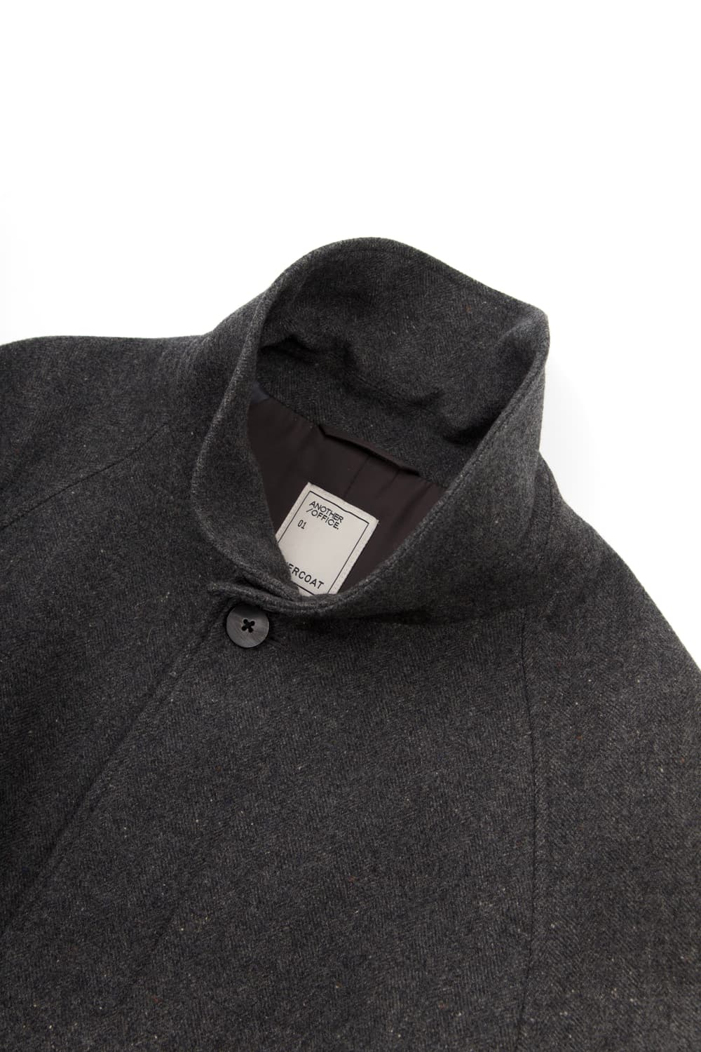 Another office 앰플 캐시미어 발마칸 코트 헤링본그레이 상품이미지2