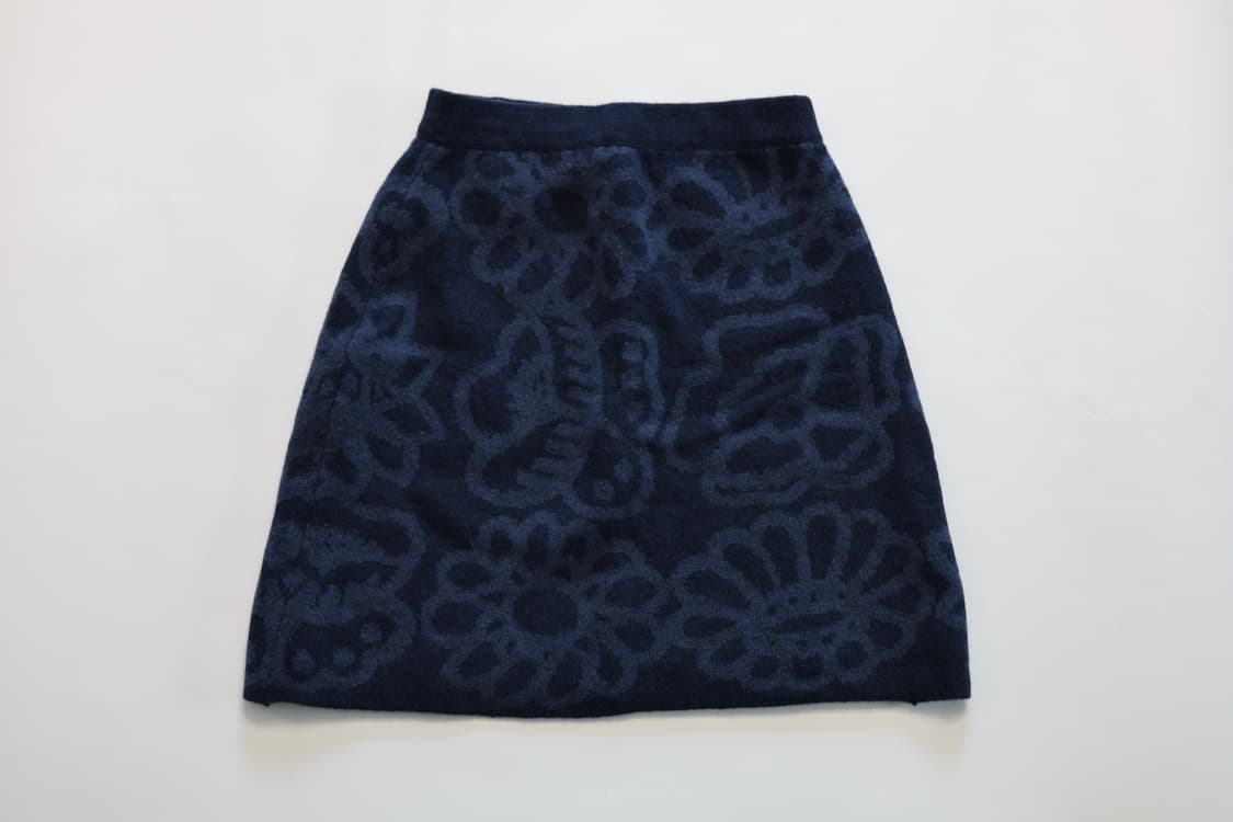 유니클로 마리메꼬 울 스커트_네이비 상품이미지1