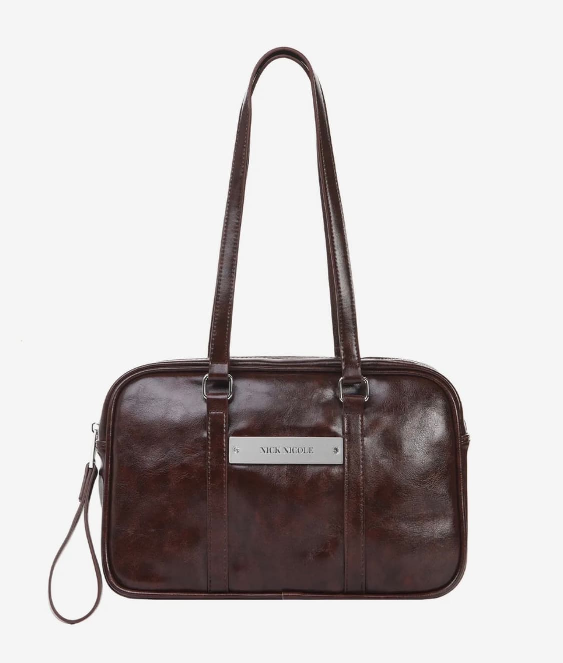 새상품) 닉앤니콜 크리스탈 레더 보스턴 백 상품이미지1