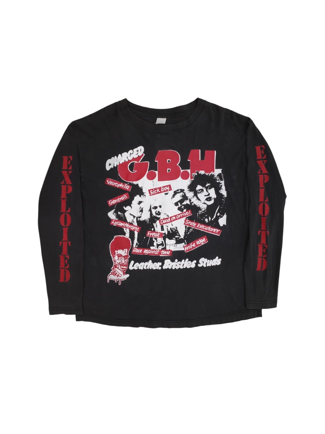 90‘s 차지드 GBH 밴드 티셔츠 상품이미지1