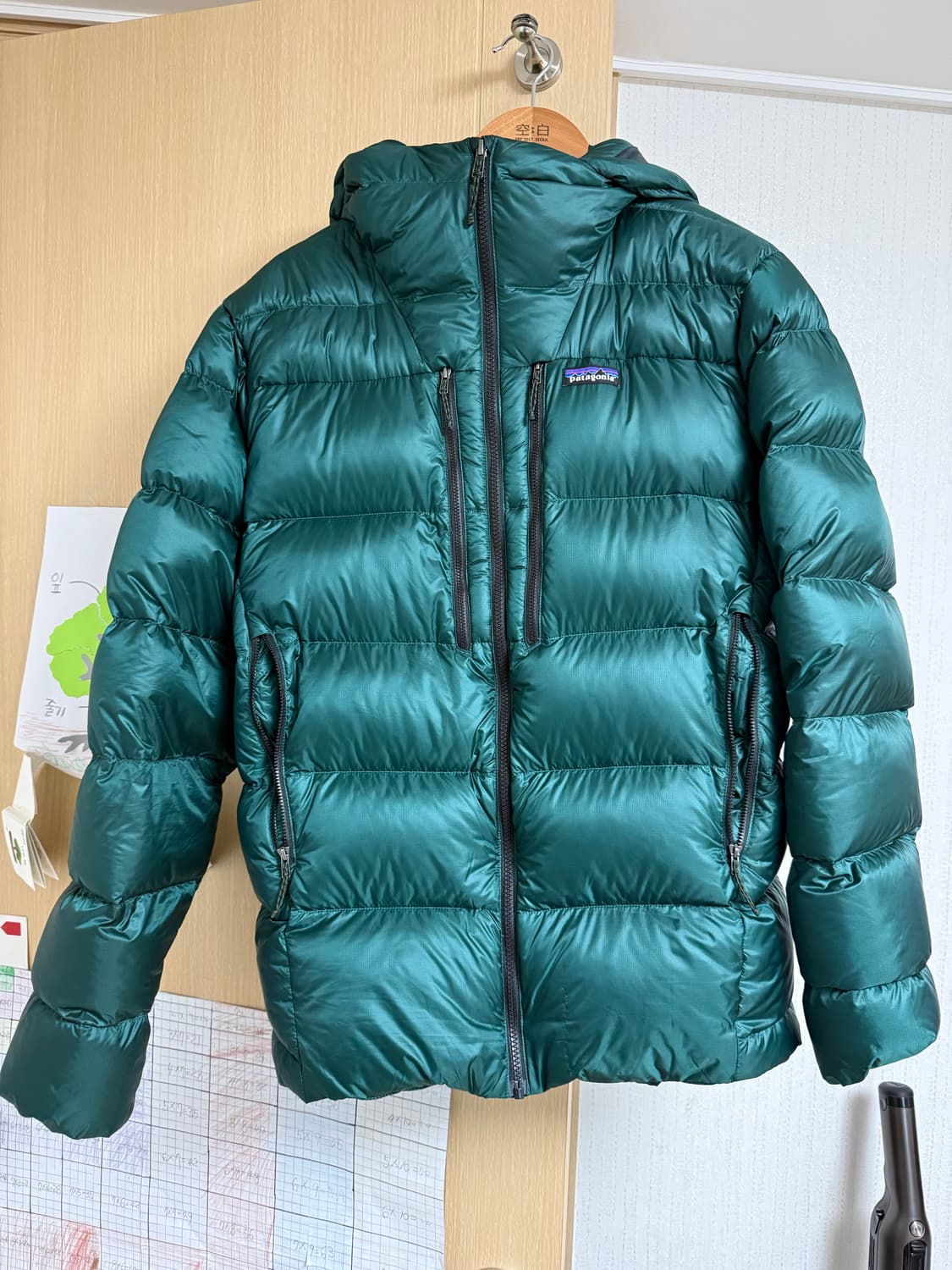 파타고니아 피츠로이 다운 그린 L 팝니다 상품이미지1