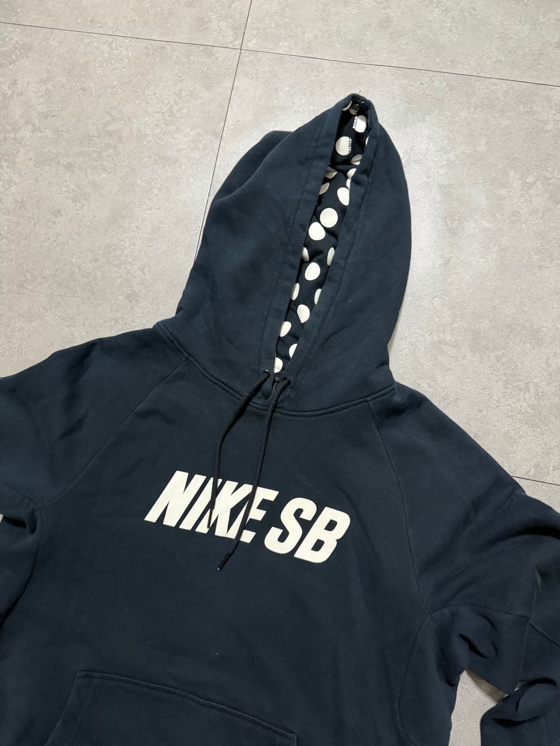 나이키 SB 블랙컬러 로고스펠아웃 빈티지 스웻후드셔츠 95size  상품이미지2