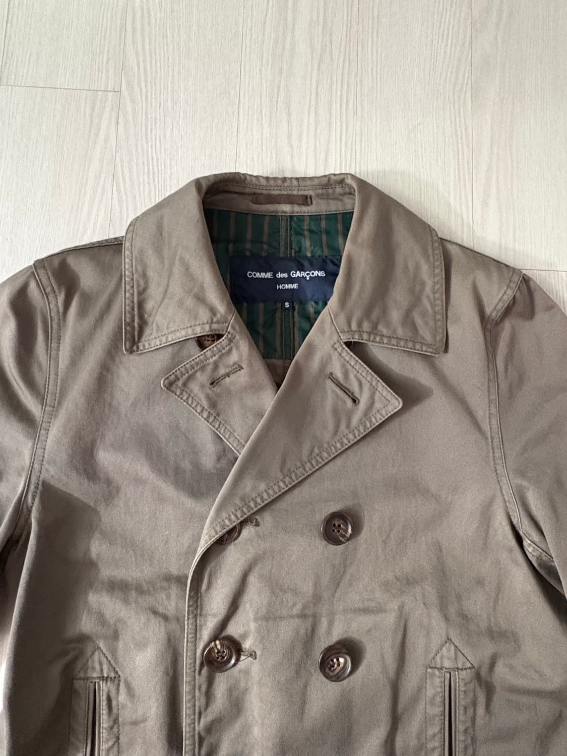 꼼데가르송 옴므 피코트 상품이미지2