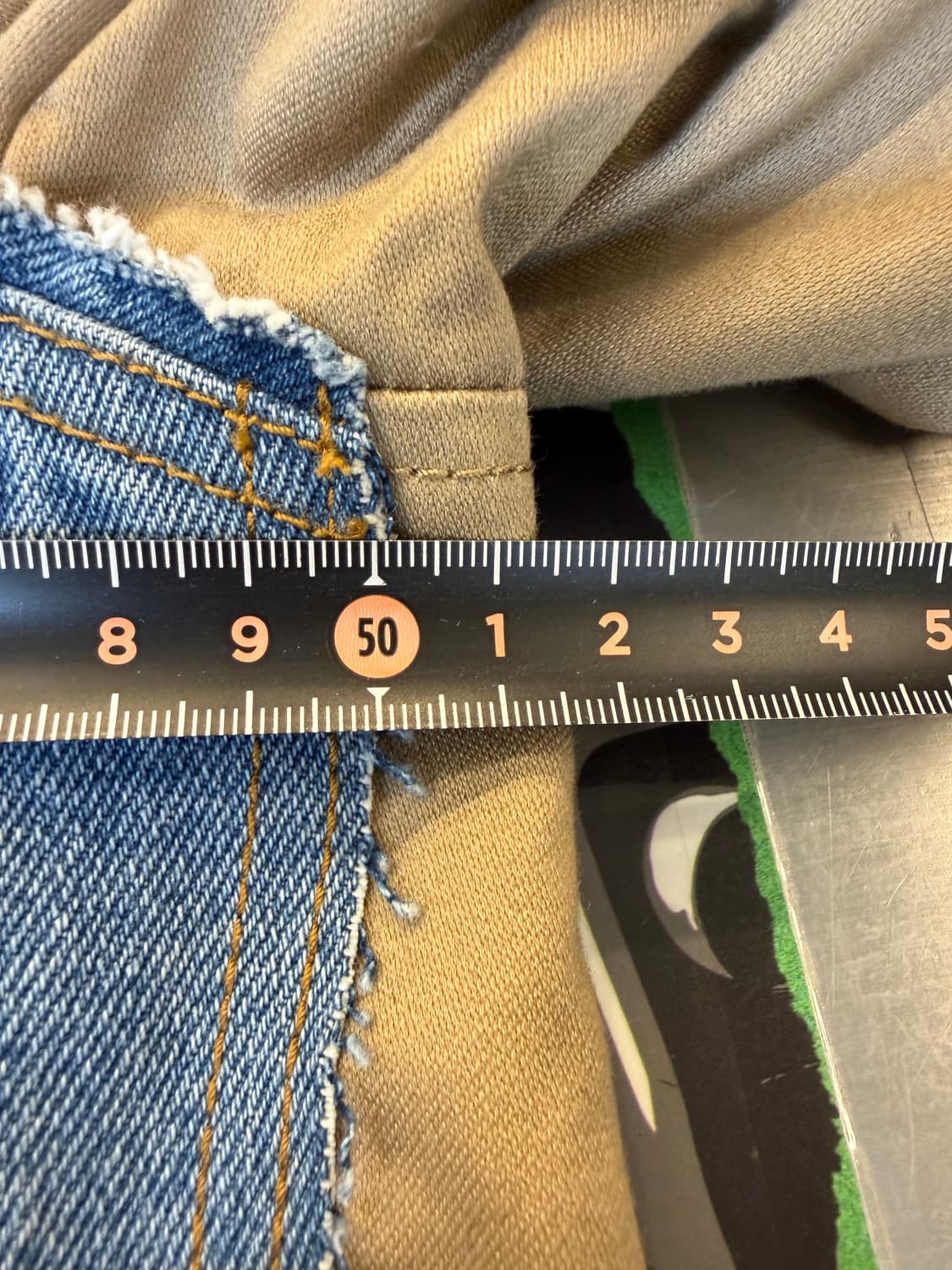 디젤 레이어드 데님 트렌치 코트 상품이미지7