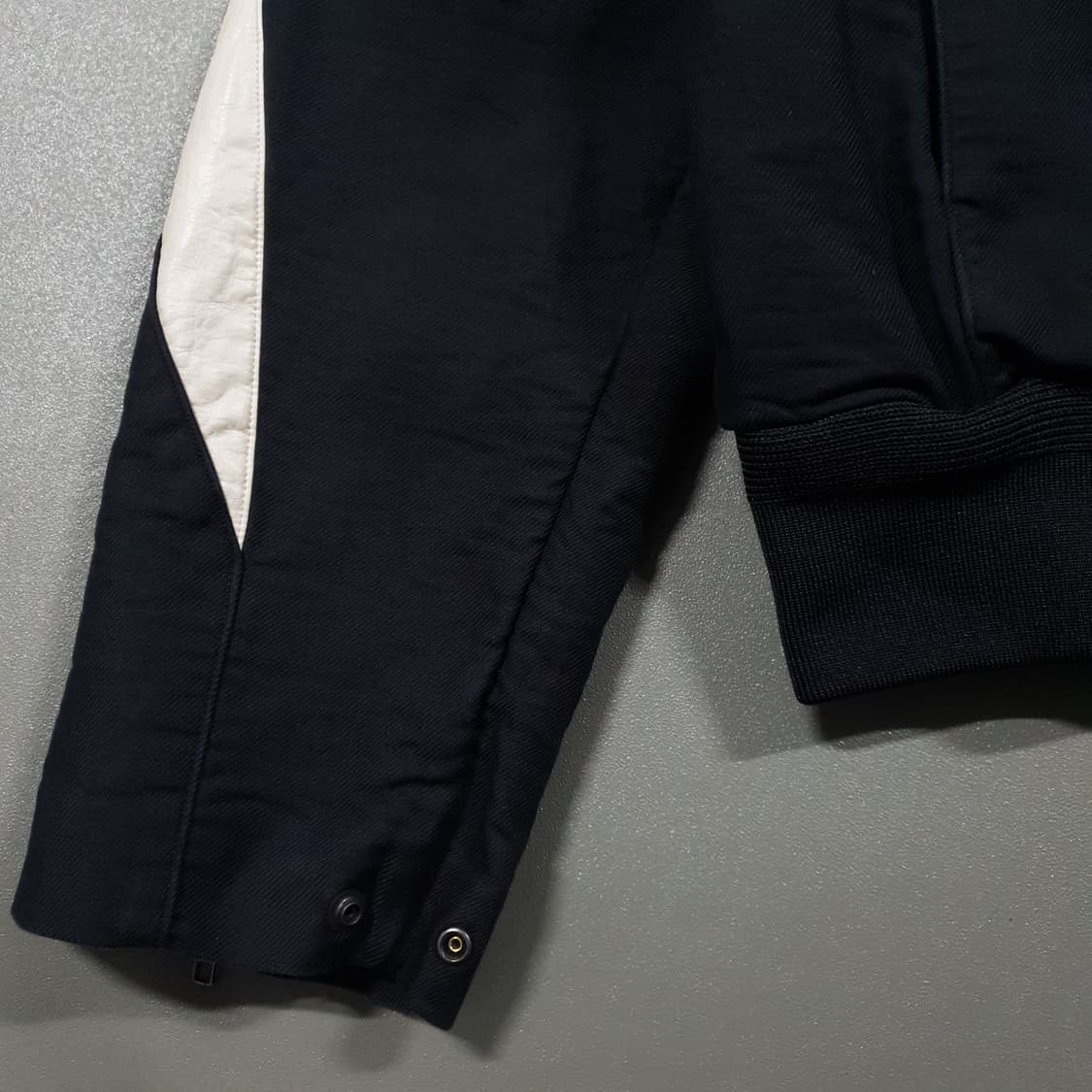 실측 XL) 르마드 신형 23ss 바이커 숏 자켓 투웨이 집업 블랙 상품이미지4