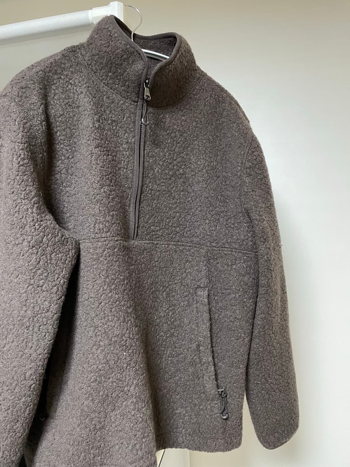 아르켓 울 블렌드 파일 하프집 상품이미지3