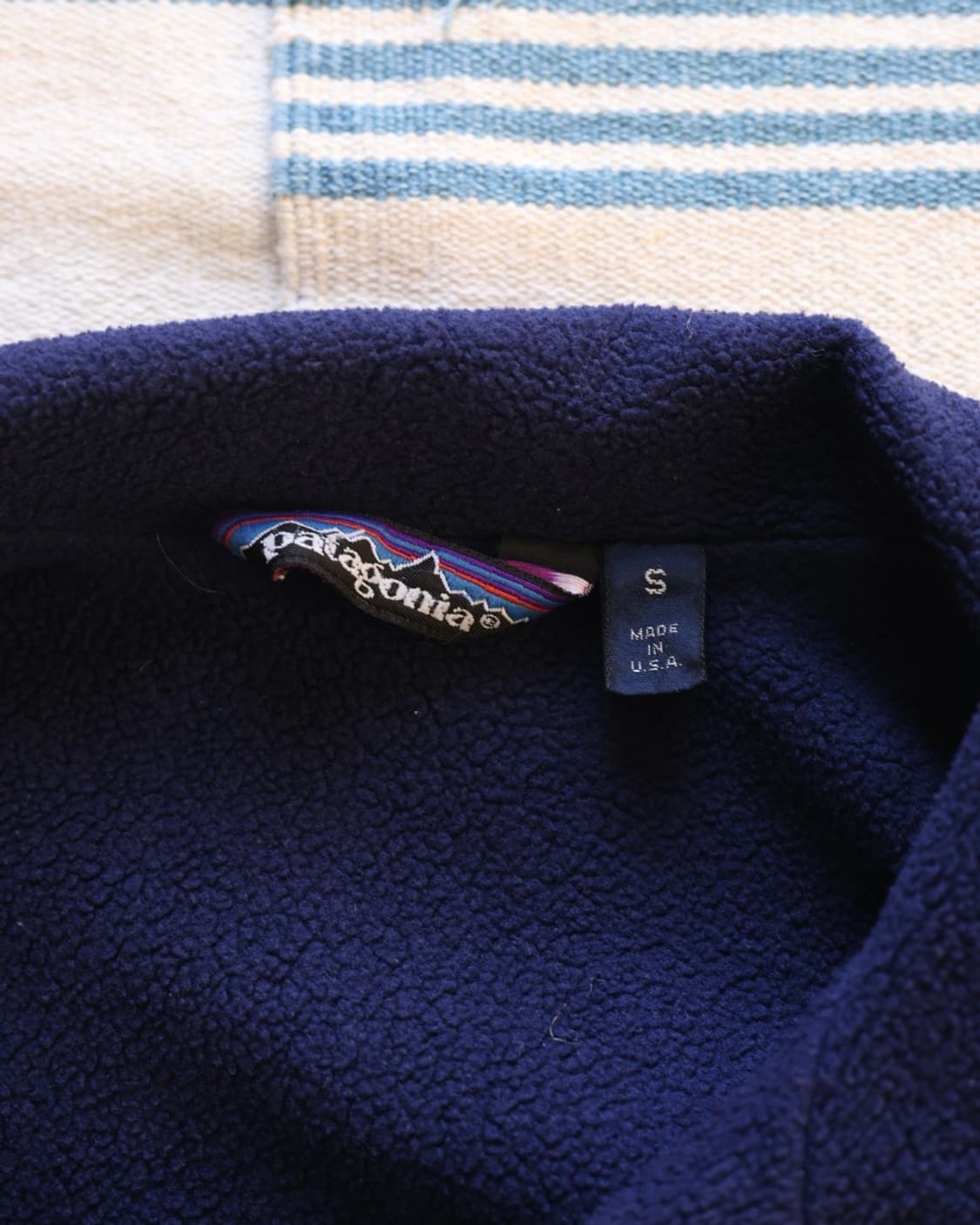 파타고니아 90s 쉘드 신칠라 자켓 딥 틸 S 상품이미지2
