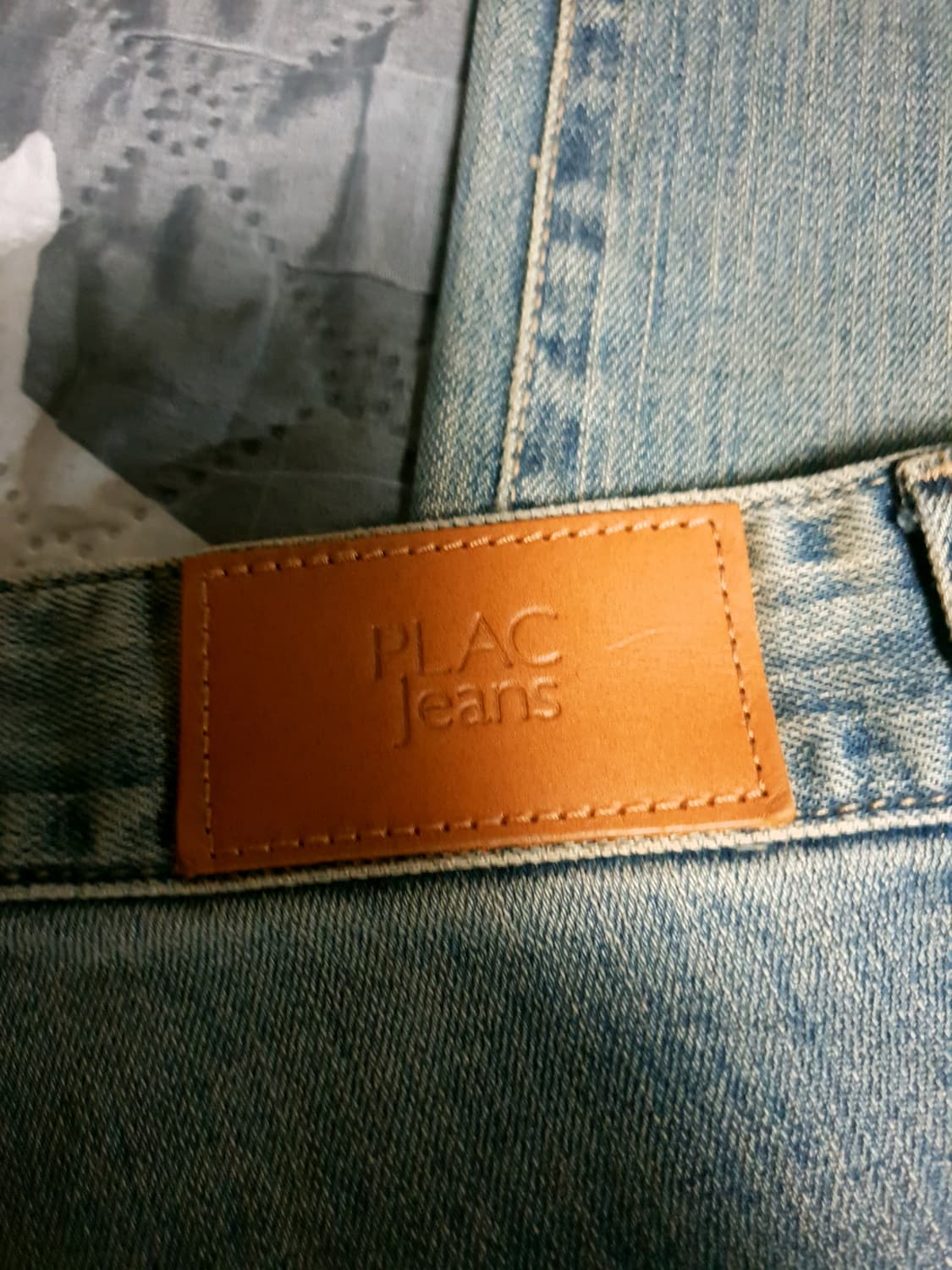 플랙진 롱 슬랜더 빈티지 워싱 513 USA 원사 데님팬츠 (M) 상품이미지6