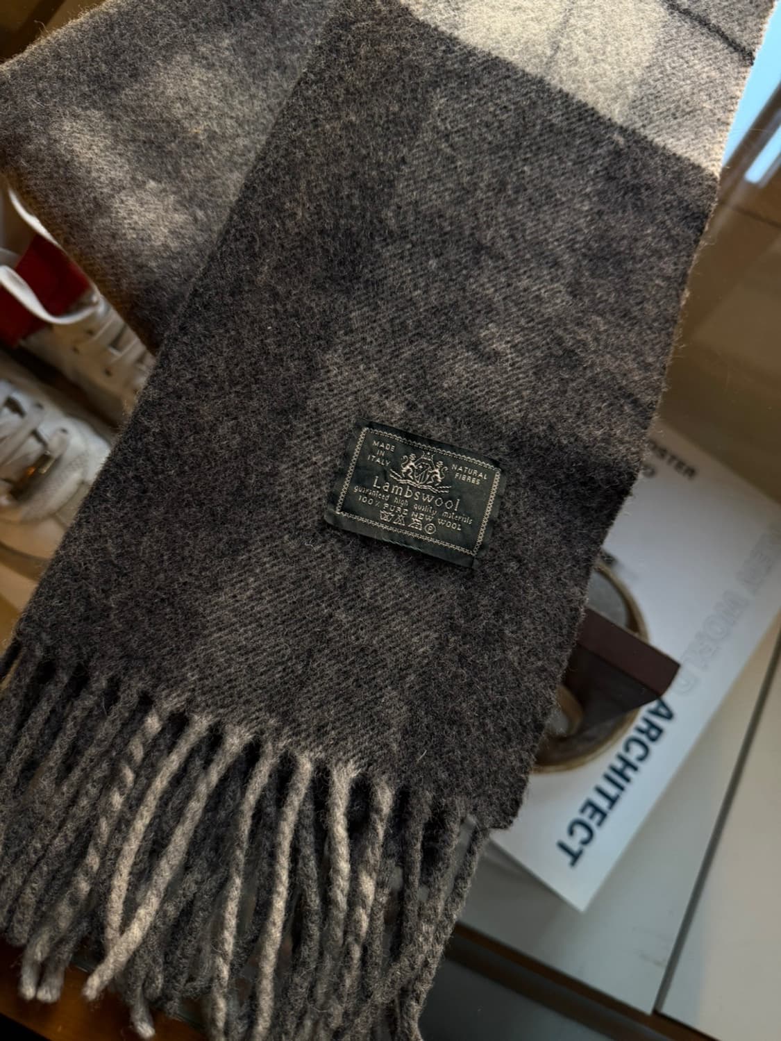 이태리 메이드 램스울 머플러 상품이미지4