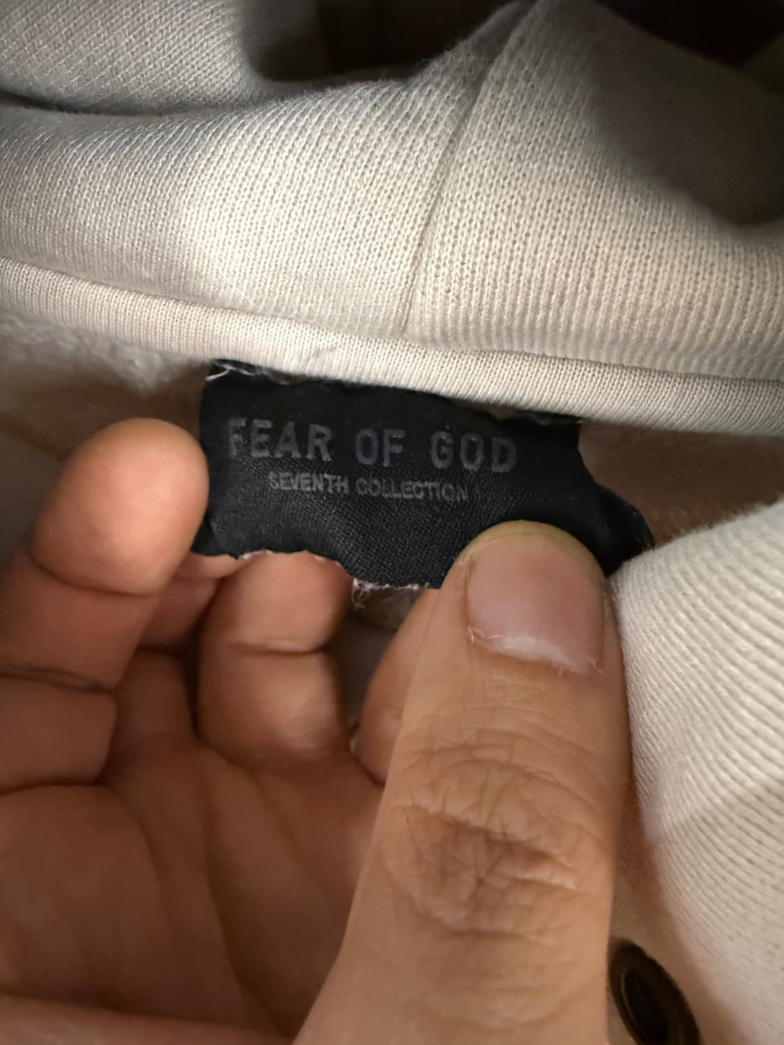 Fear of God 파리 스카이 후드티 L 베이지 상품이미지3