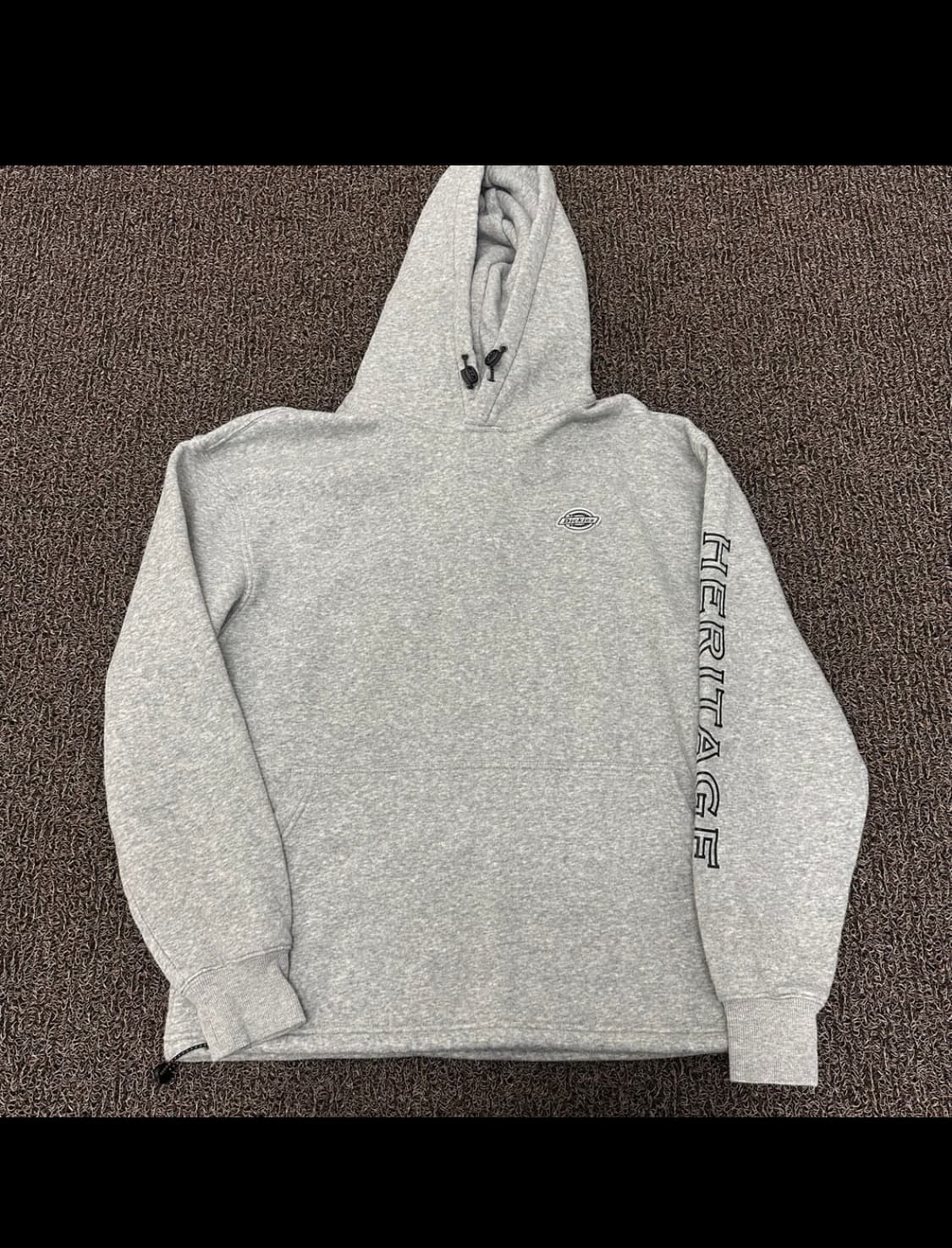 Dickies 디키즈 기모 후드티 그레이L 상품이미지1