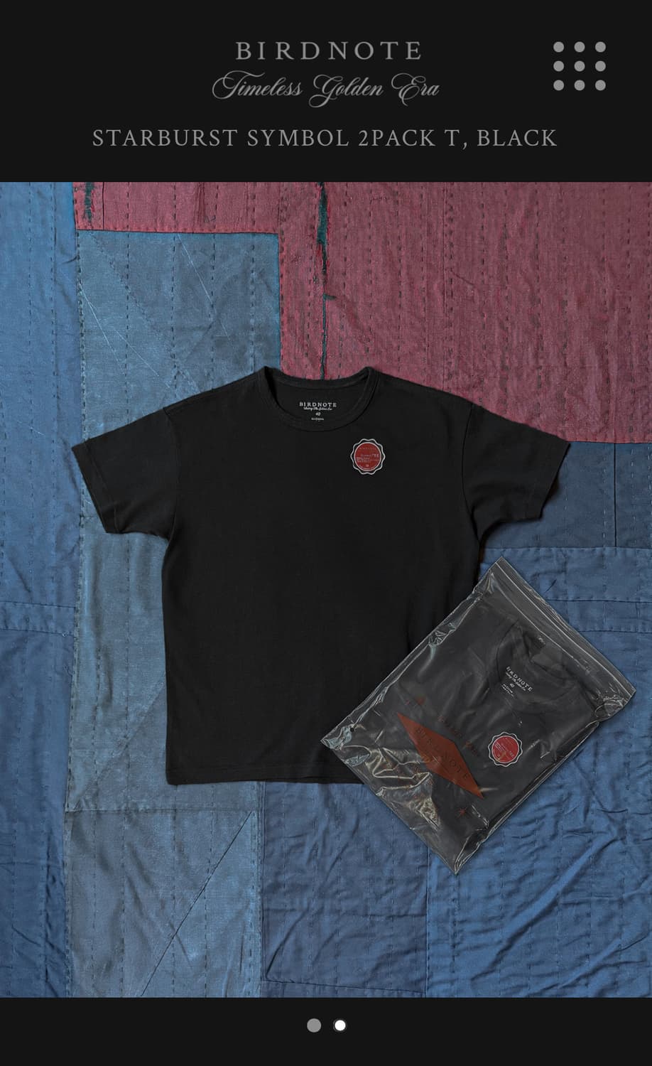 버드노트 BIRDNOTE 2PACK 티셔츠 상품이미지1