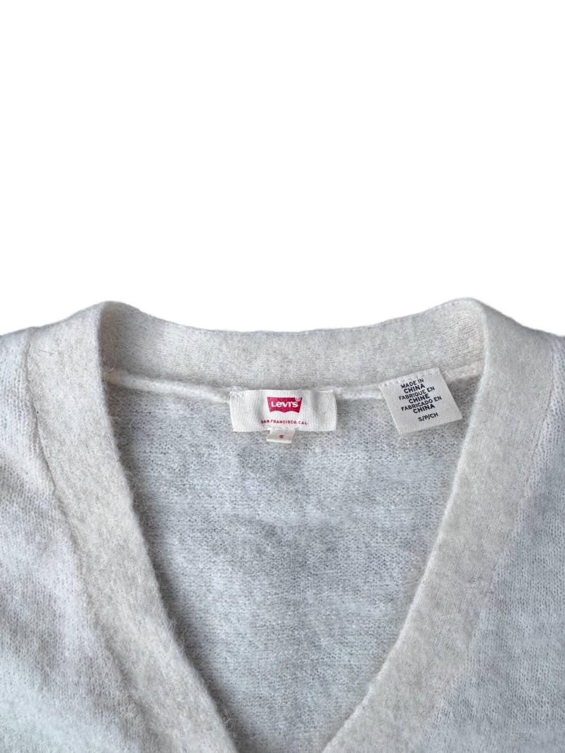 Levis v neck mohair sweater 상품이미지4
