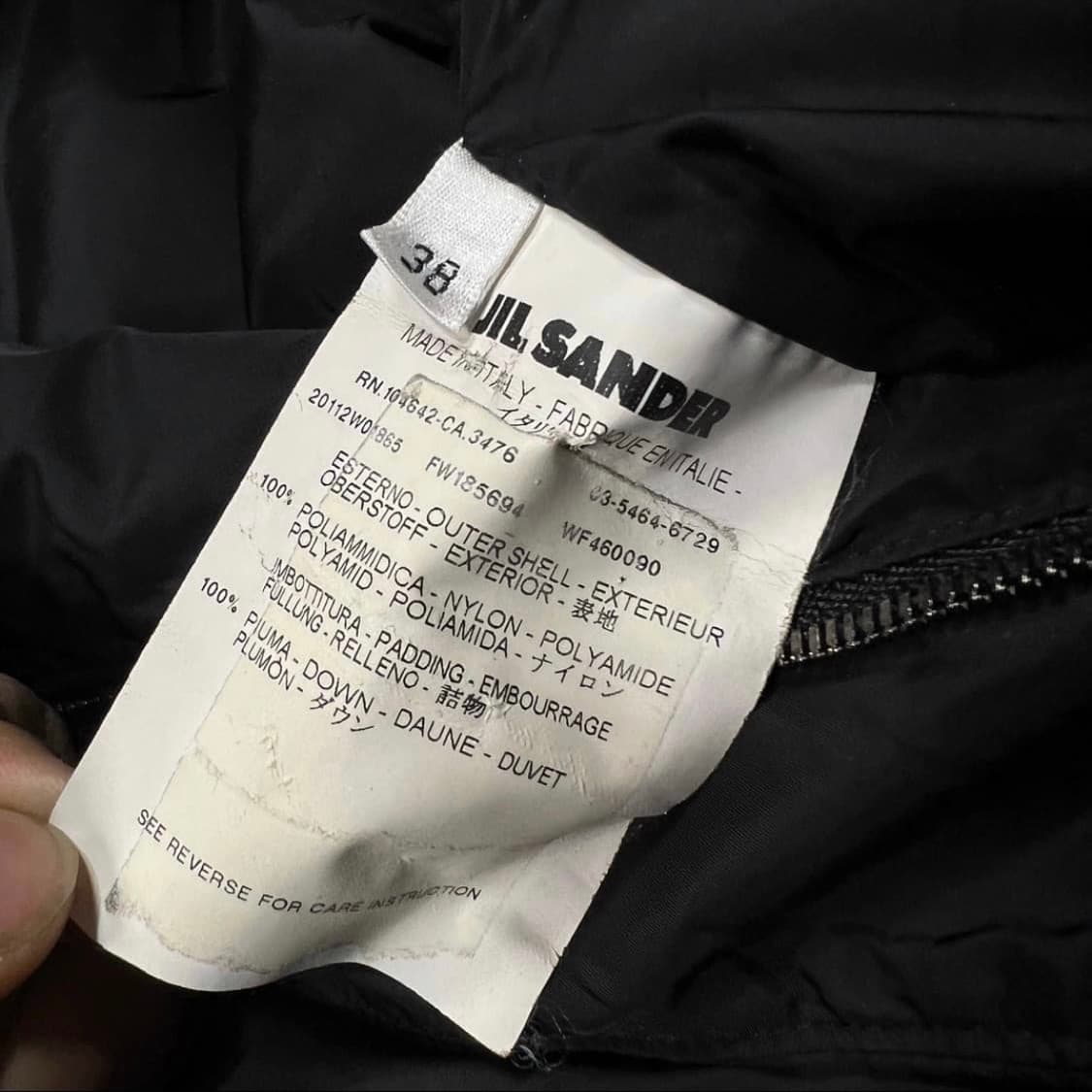 질샌더 덕다운 롱패딩 상품이미지5