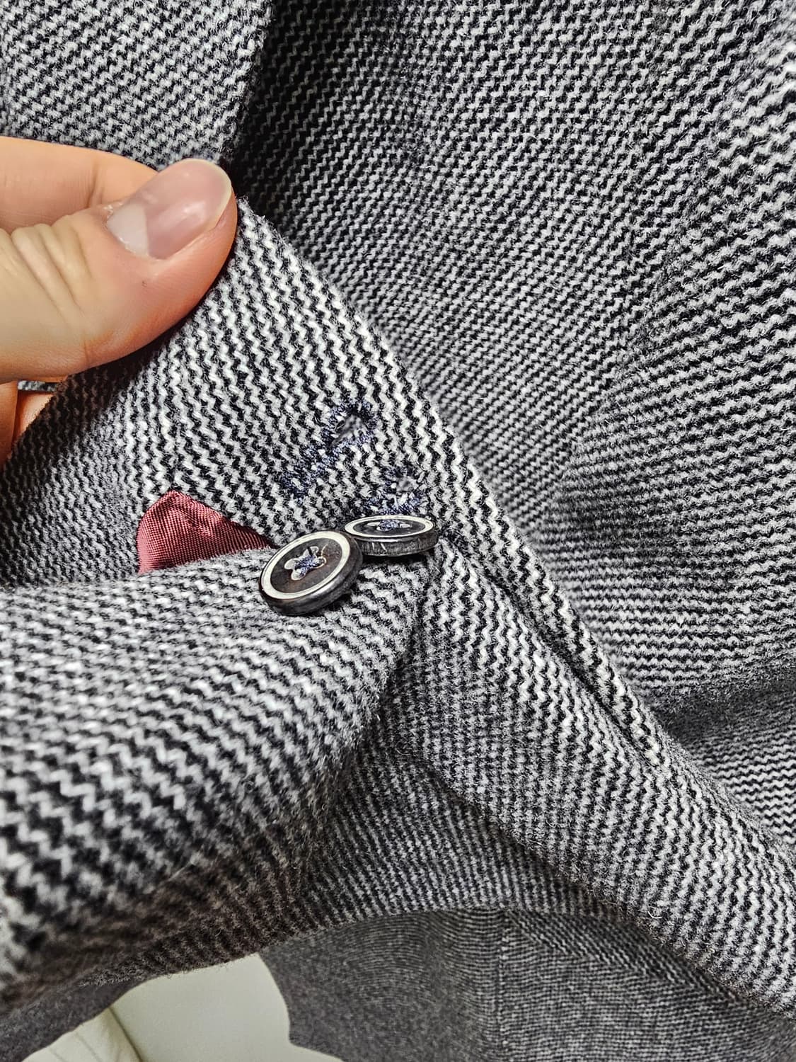 새상품 이탈리아 베나코앤폰타나 울 코트 상품이미지4