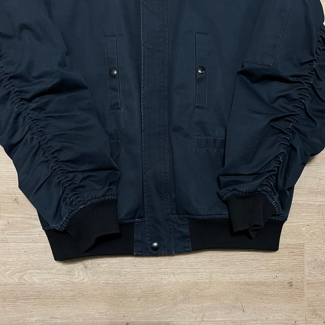 파르티멘토 블루종 셔링 봄버자켓 [다크 네이비] M/95 상품이미지3