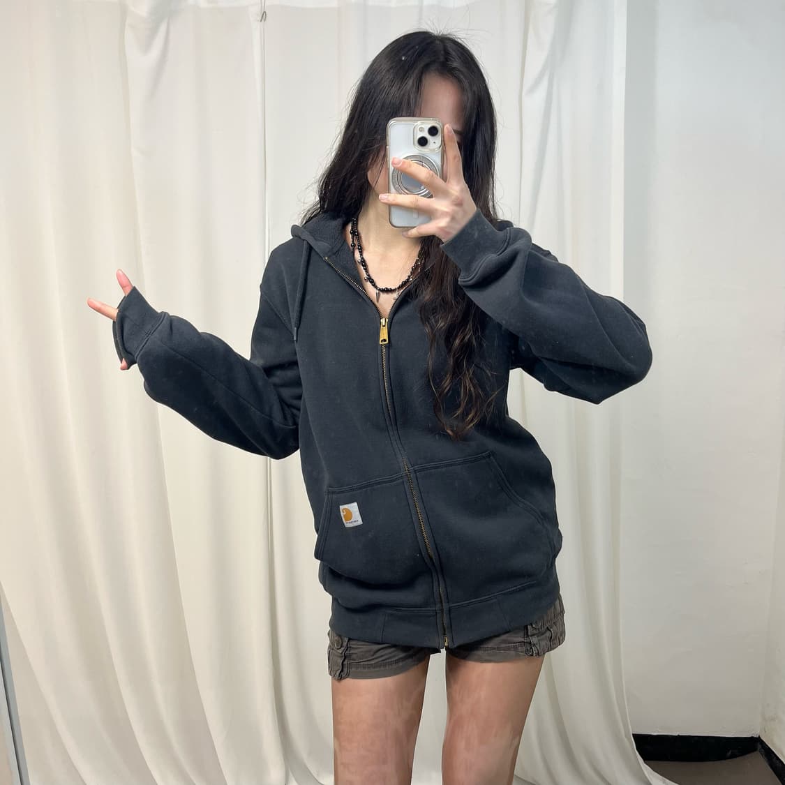 Carhartt Hood Zip-Up 상품이미지2