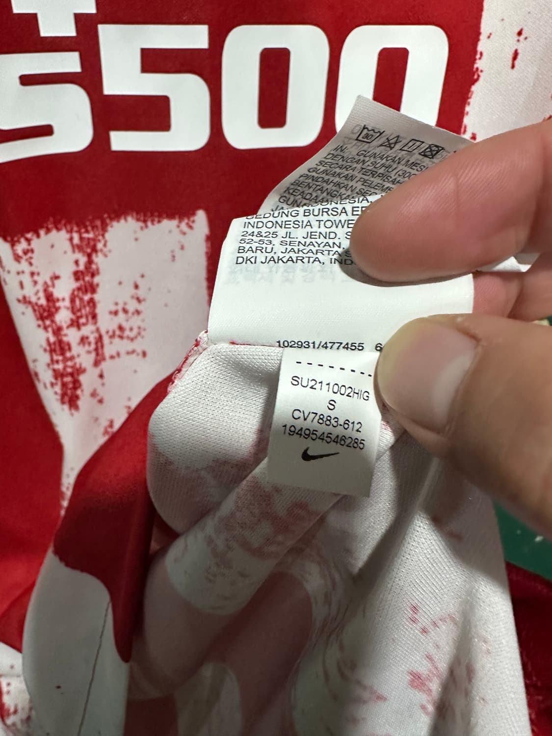 나이키 새제품 AT마드리드 싸인 유니폼 S 상품이미지6