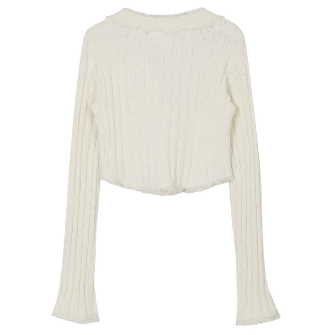 TASSEL COTTON CARDIGAN, IVORY 상품이미지3