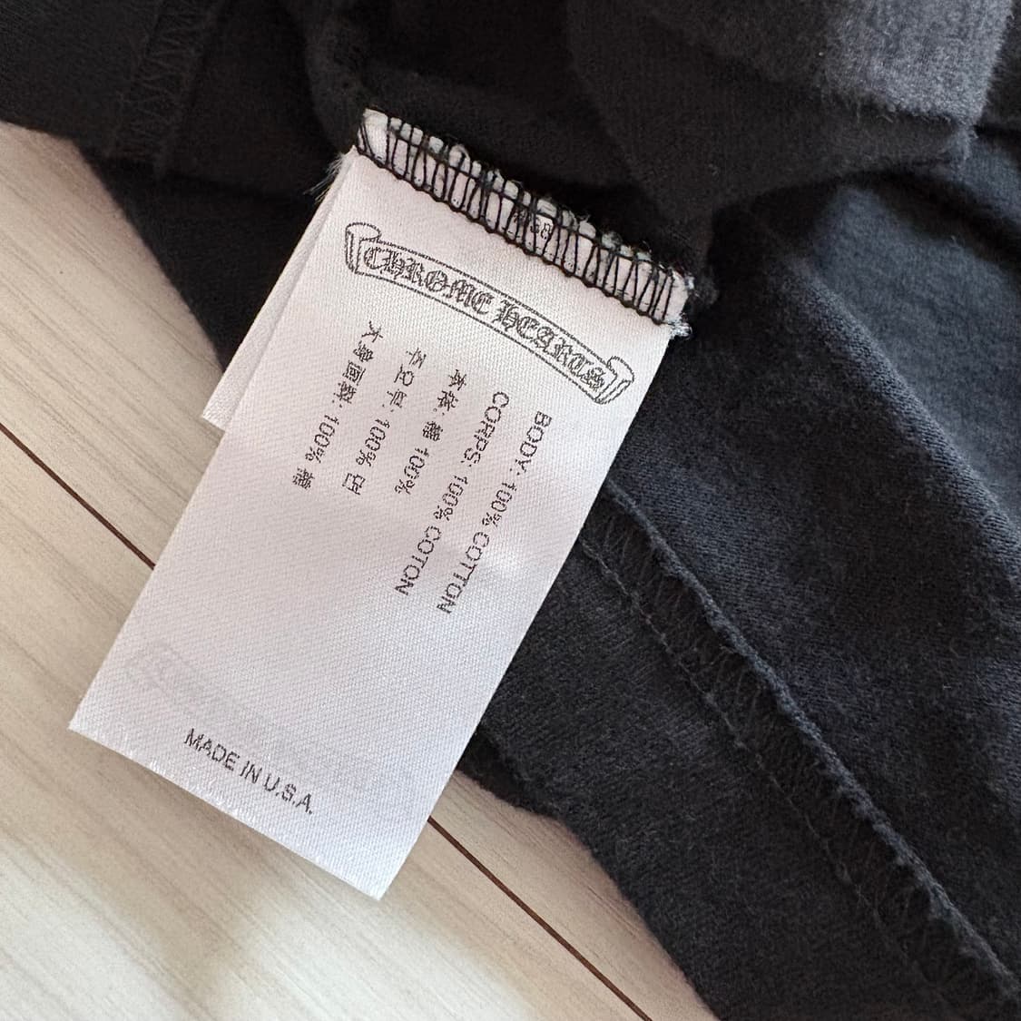 크롬하츠 오사카 스크롤라벨 반팔 XL 상품이미지4