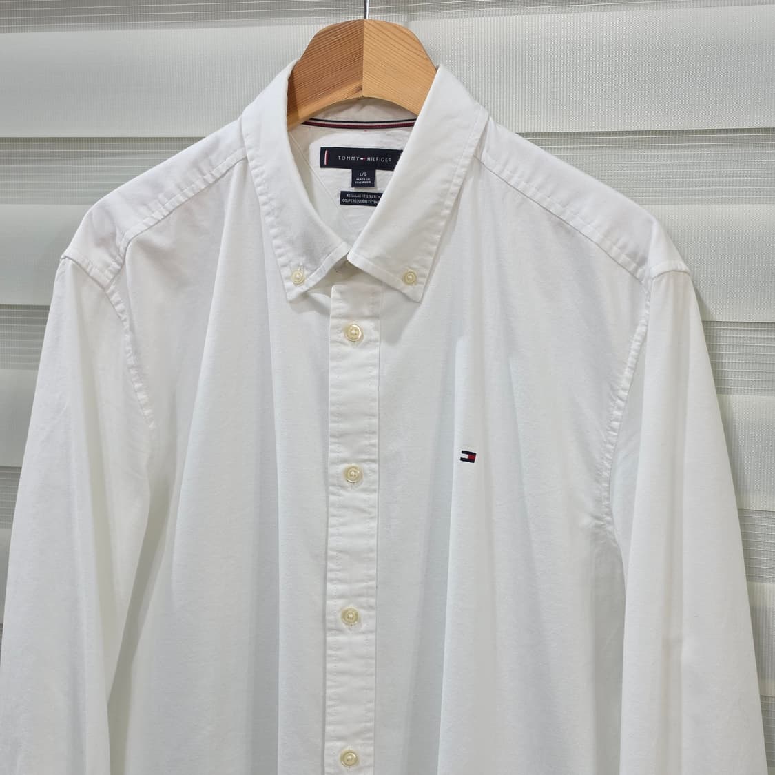 타미힐피거 화이트 셔츠- L 상품이미지2