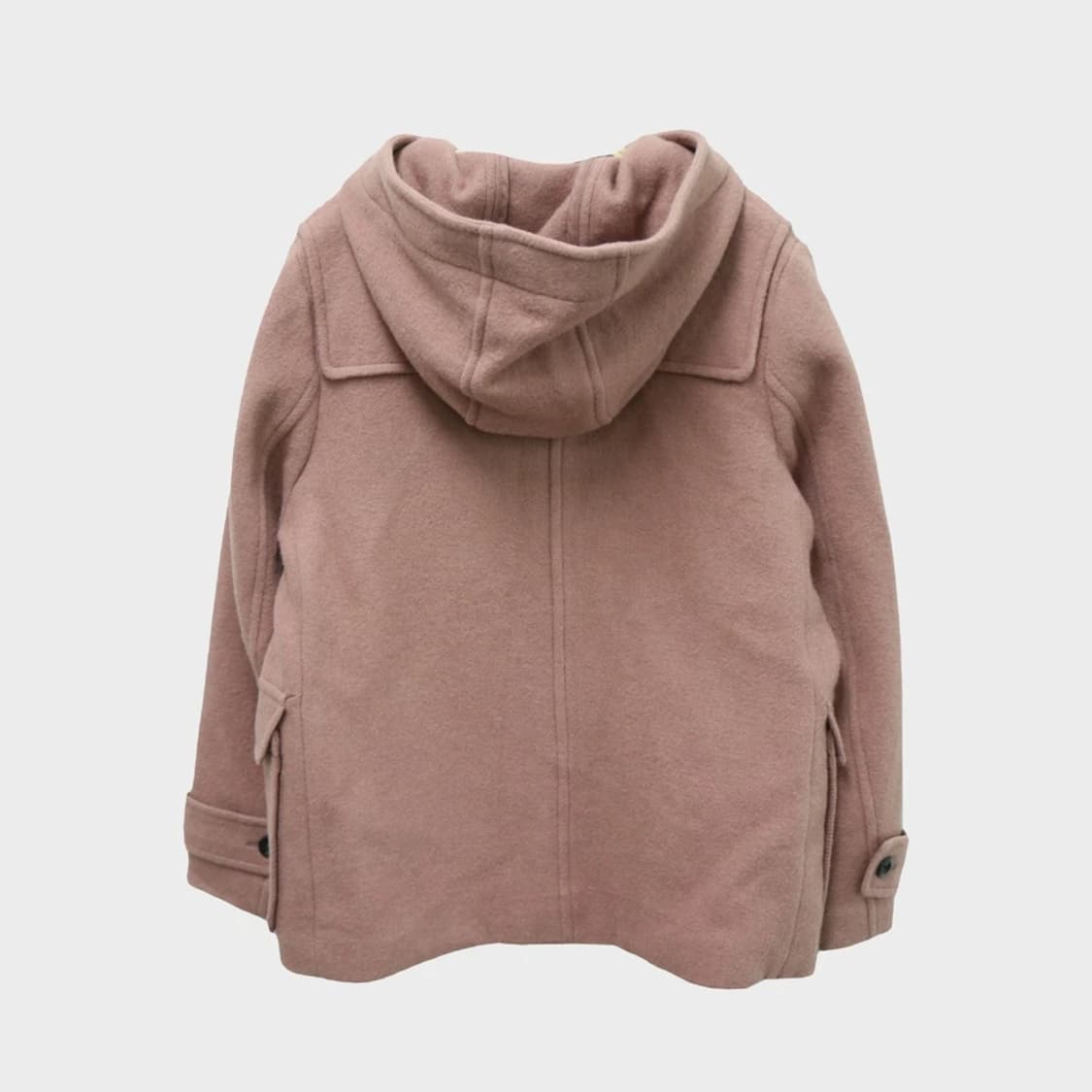 지유 딸기우유 핑크 숏 울 혼방 떡볶이 코트 63647 상품이미지2