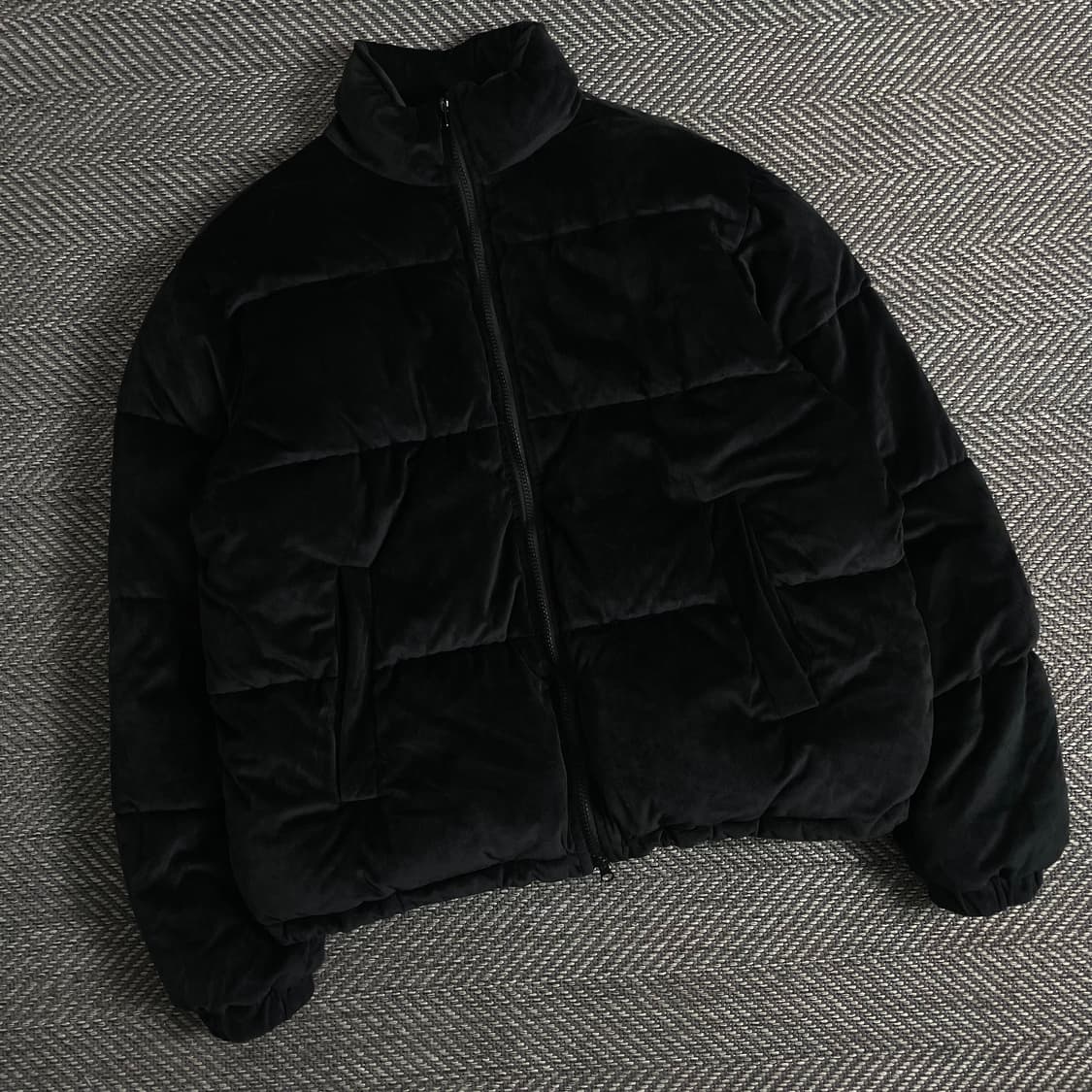 DAVID CEHN 빈티지 벨벳 푸퍼 패딩y 2982 상품이미지1